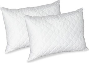 Set Alcam, 2 perne microfibra 50x70 cm si pilota matlasata 180x200 cm