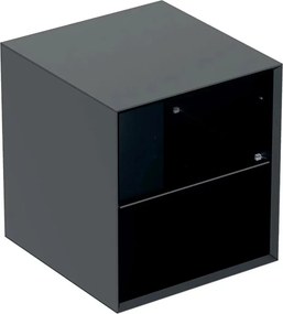 Dulap mediu suspendat Geberit One negru mat 45 cm