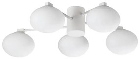 Lustră LED aplicată Ideal Lux HERMES 5xG9/3W/230V d. 60 cm alb
