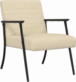 vidaXL fotoliu Crem 59 x 75 x 78 cm țesătură