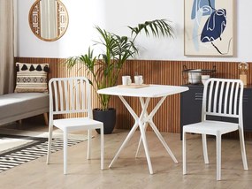 Set mobilier de balcon Sinnamon (plasticic Alb) . 1075853