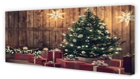 Tablouri canvas Cadouri de Crăciun placi decor copac