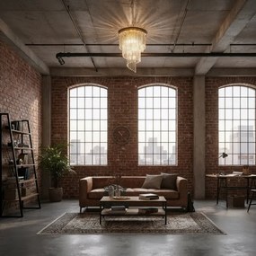 Lustră aplicată CARLTON 12xE14/40W/230V auriu Ideal Lux