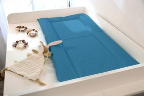 Saltea de infasat Travel Premium, 48x78 cm, Hipoalergenica, Pliabila, Albastra