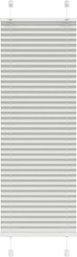vidaXL Jaluzea plisată gri deschis 40x100 cm Lățime țesătură 39,4 cm