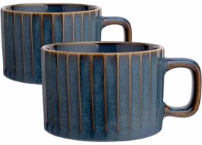 Altom Set of 2 cups Reactive Stripes 220 ml