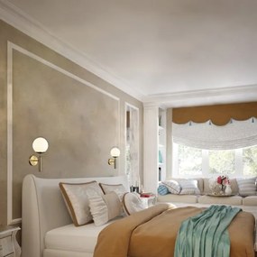 Rabalux 5351 - Aplică perete DIVINA 1xE14/9W/230V