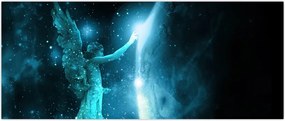 Tablou cu înger (120x50 cm)