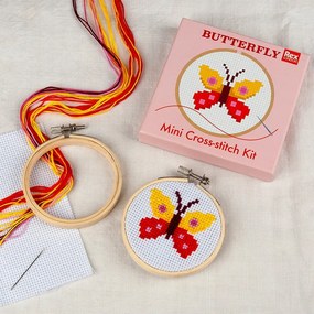 Set creativ Cross-stitch Kit Butterfly – Rex London