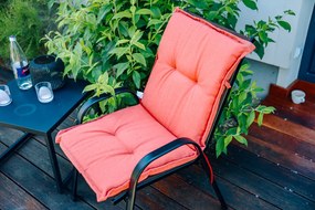 Perna pentru scaun de gradina SANGORA 100x50 cm, rosu
