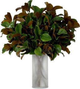 Buchet artificial LUX din 24 fire frunze de Magnolie