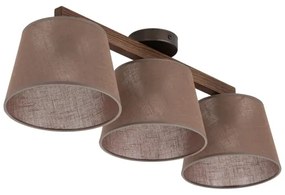 Brilagi - Lustră aplicată LATTE 3xE27/15W/230V pin/maro