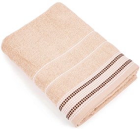 Prosop de baie BARBARA 70x130 cm bej, 100% bumbac