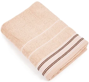 Prosop de baie BARBARA 70x130 cm bej, 100% bumbac
