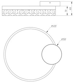 Globo 68225-24 - Plafonieră LED SMITTY LED/24W/230V