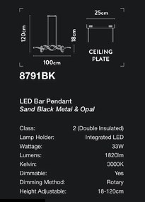 Lustra LED suspendata design modern Belle