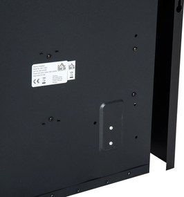 Semineu electric 1000-2000 W Argintiu