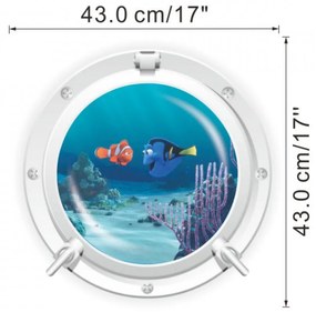 Sticker decorativ Finding Nemo 43 x 43 cm