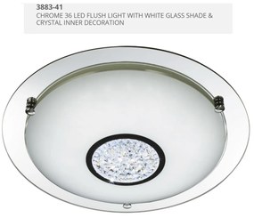 Aplica LED de perete / tavan pentru baie IP44 Flush 42cm 3883-41 SRT