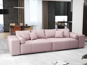 Canapea extensibilă dumonde cu ladă de depozitare si sezut confortabil din spuma high-density, Marbela Enjoy Flamingo XXL 295x100 cm