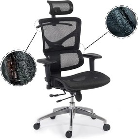 RESIGILAT - Scaun ergonomic multifunctional SYYT 9500 negru