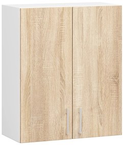 Dulap superior de bucătărie Lula W60 720 (alb + stejar sonoma). 1068942