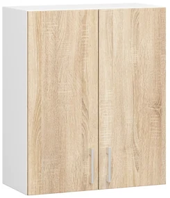 Dulap superior de bucătărie Lula W60 720 (alb + stejar sonoma). 1068942