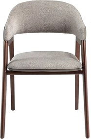 Scaun cu brate tapitat design italian Nogal