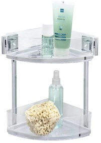 Etajeră pentru baie Wenko cu sistem de prindere Vacuum-Loc, 19,5 x 28 cm