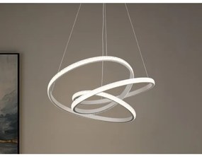 Lustră LED dimabilă suspendată pe cablu LED/90W/230V 3000-6500K Ø47 cm + telecomandă