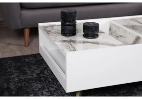 Măsuță de cafea FRIDA 63x90 cm albă