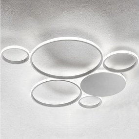 Plafonieră LED reglabilă POIS, 68W/230V, argintie - Ondaluce