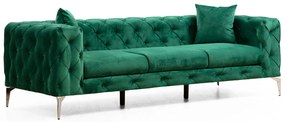 Canapea Canapea trei locuri Collo (verde). 1062605