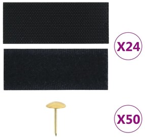 Perdea de usa anti-insecte cu magnet, 2 buc., negru, 220x130 cm