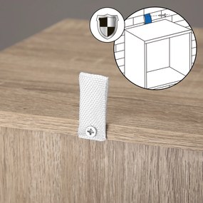 Deuba Bibliotecă Skylar 106x30x30cm - naturală