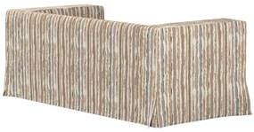 Husă canapea Klippan cu 2 locuri, lungă, cu pliuri contrastante