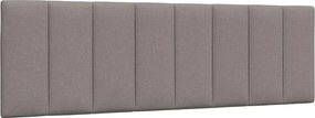 vidaXL Pernă pentru tăblie de pat, Hanko, gri taupe, 160 cm, material textil