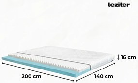 Saltea din spumă DreamX 140x200x16
