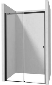 Usa de dus culisanta Deante Kerria Plus negru 130 cm