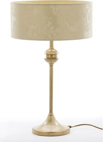 Brilagi - Lampă de masă SAPHIRE 1xE27/15W/230V crem/auriu/patină