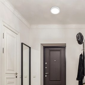Plafoniera LED design modern Shaun alb 14,5cm