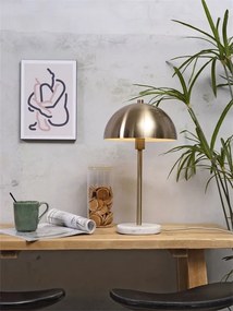 Veioza, Lampa de masa aurie cu baza din marmura Toulouse