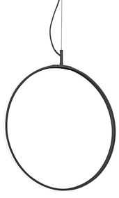 Lustra / Pendul LED suspendata design modern circular Circus sp d44 neagra