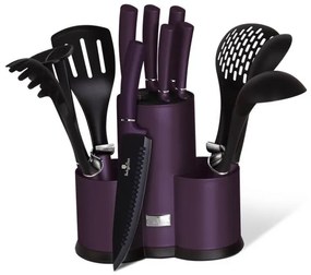 Set ustensile de bucatarie 12 piese Purple Eclipse Berlinger Haus BH 6258A