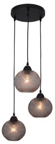 Lustra design modern Porto 3L gri NVL-8103994