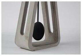 Ceas de masă din beton Zuiver Pendulum, gri