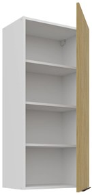 Dulap superior de bucătărie Carminia 50 G-108 1F (stejar cremona + alb). 1128069
