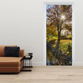 Fototapet pentru ușă - Canal de apă (95x205cm)