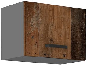 Dulap superior de bucătărie Oldie 50 GU-36 1F (Antracit + Old style). Promo -6%. 1049660