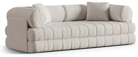 Canapea extensibila 3 locuri Kemi boucle L206 cm